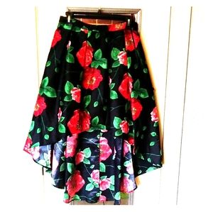 NWT My Michelle Poppy Print Skirt 9